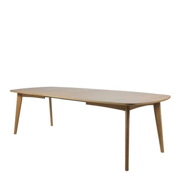 Wyld Haus Mossbloom 6 Seater Oak Extending Dining Table