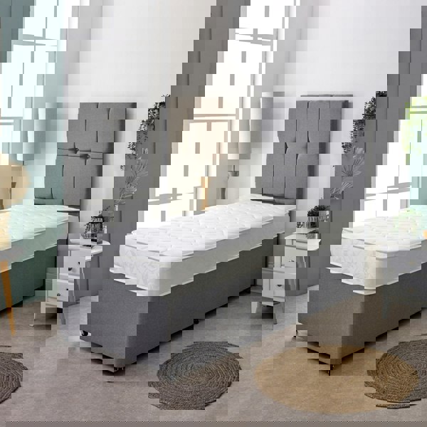 eXtreme Comfort Wave Design Sprung Mattress - Soft Feel, Deep Quilted Sleep Surface