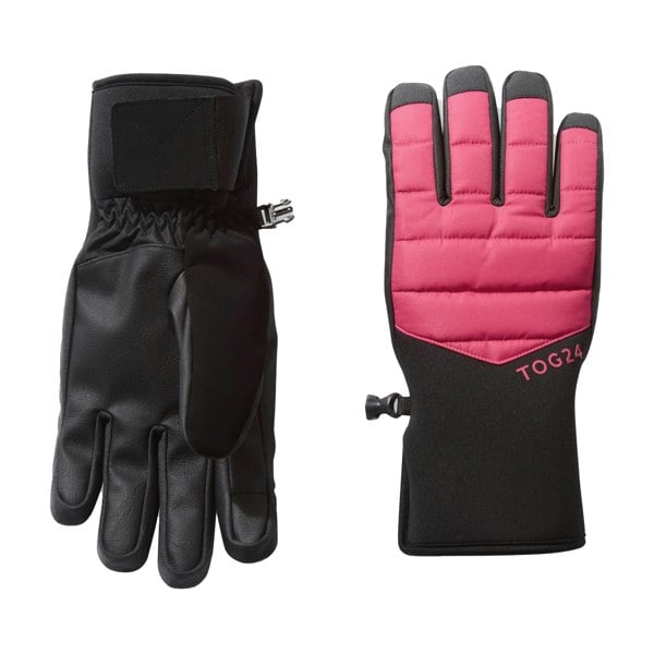 TOG24 Unisex Adult Adventure Ski Gloves - Dark Pink