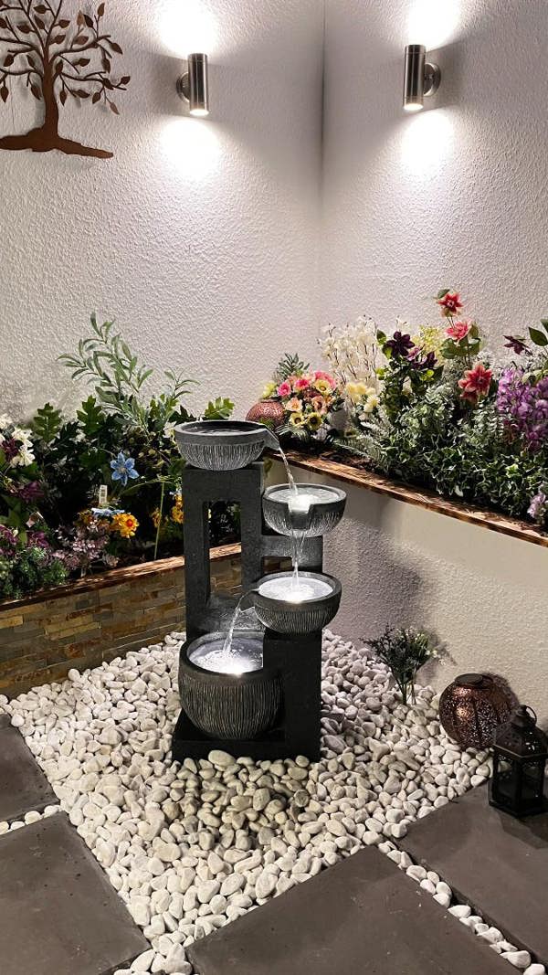 Tranquillity Water Features Mirage Cascade Contemporary Water Feature
