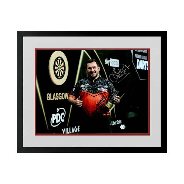 Jonny Clayton Signed 16x12 Image Deluxe Mount Frame #2