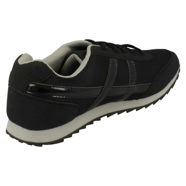 Spot On Ladies Spot On Flat Casual Lace Up Trainers