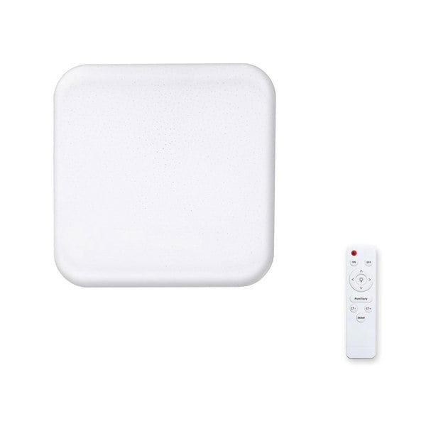 Milagro Palermo 33CM Modern White LED Ceiling Lamp 40W(150W) Included Remote With Adjustable Brightness And Colour Temperaturee