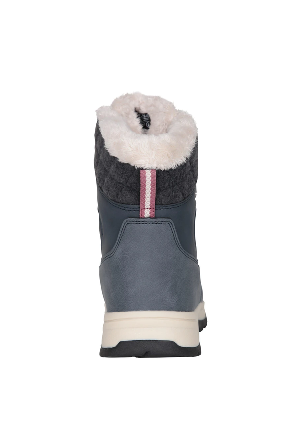 Mountain Warehouse Womens Tundra Leather Snow Boots - Navy