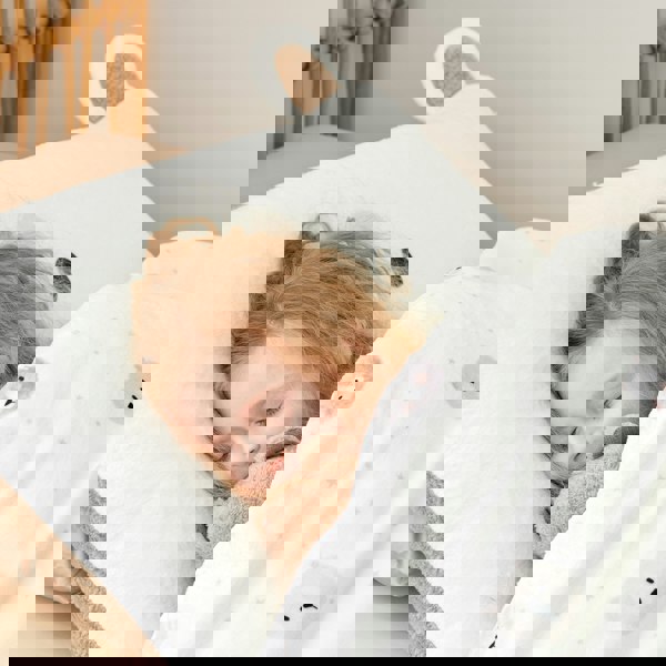 Catherine Lansfield Cosy Bear So Soft Duvet Cover Set Natural