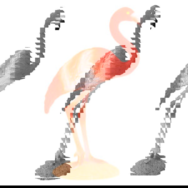 Mojo Fun American Flamingo Wildlife Toy Figure 10.5 cm Height Approx - 387134