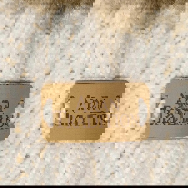 Aran Cable Fur Trim Mittens Stay Cozy & Luxurious with Aran Cable Fur Trim Mittens