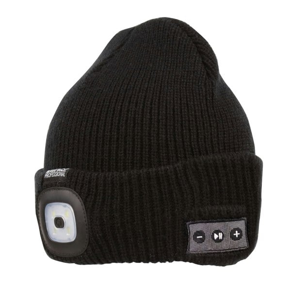 Regatta Unisex Adult Pro Spotlight Torch Beanie - Black