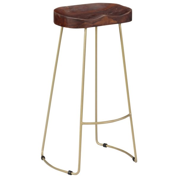 Berkfield Gavin Bar Stools 2 pcs Solid Mango Wood