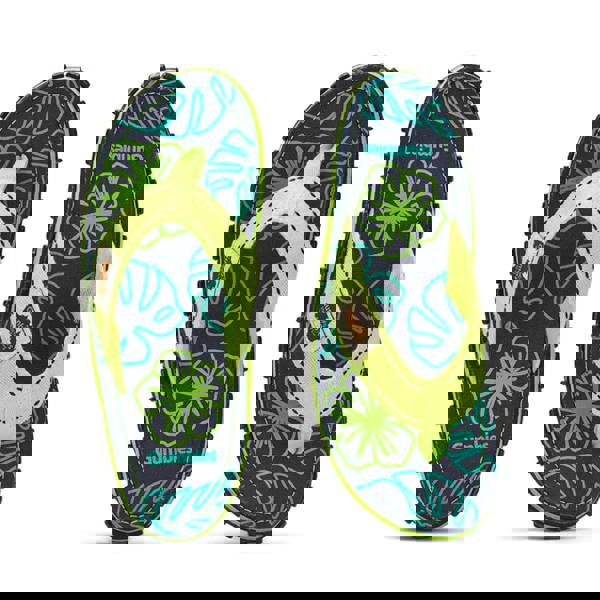 Gumbies Gumbies ISLANDER Unisex Flip-Flops Lime Hibiscus