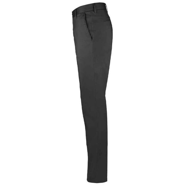 SOLS Mens Jared Stretch Slim Suit Trousers - Black