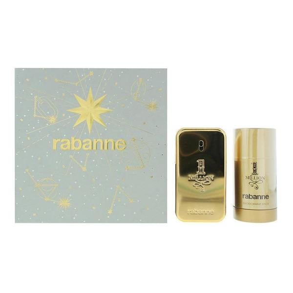 Paco Rabanne 1 Million 2 Piece Gift Set: Eau de Toilette 50ml - Deodorant Stick 75ml