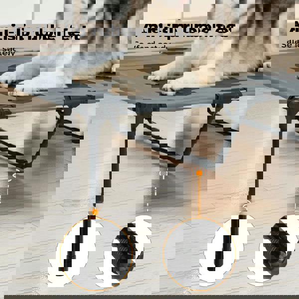 Skylos Elevated Pet Bed Raised Dog Bed Heavy Duty Outdoor Cooling Portable Bed