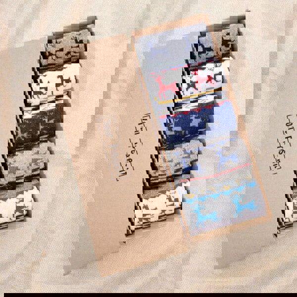 Leaper Boxed Set of 5 Pairs Wool Men’s Socks