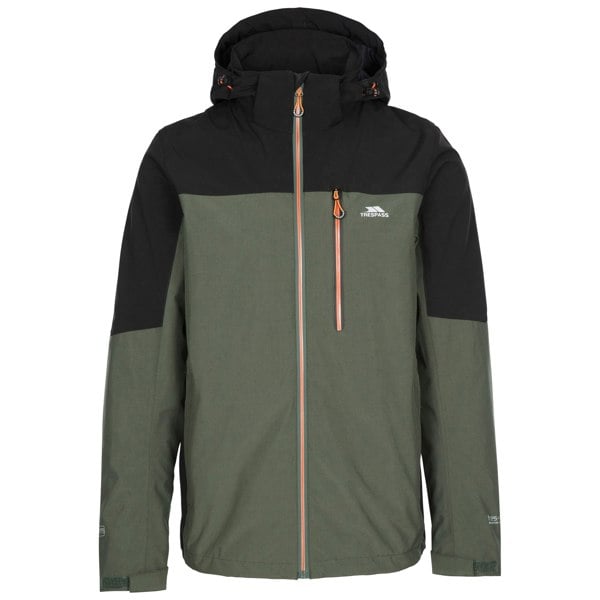 Trespass Men's Tappin Hooded Waterproof Jacket - Ivy