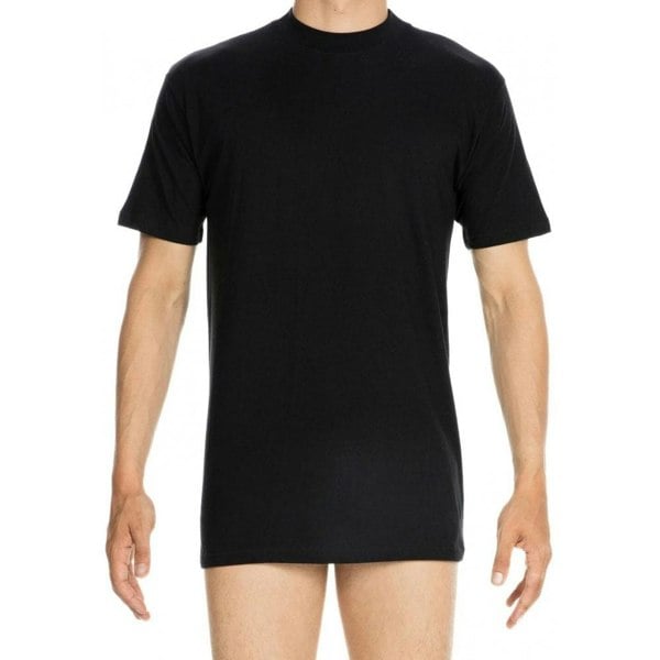 Hom Harro Mercerised Cotton Crew-Neck T-Shirt, Black