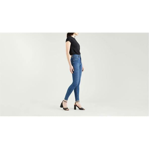 Levis Womens/Ladies Mile High Cotton Blend Super Skinny Jeans - Denim - 
