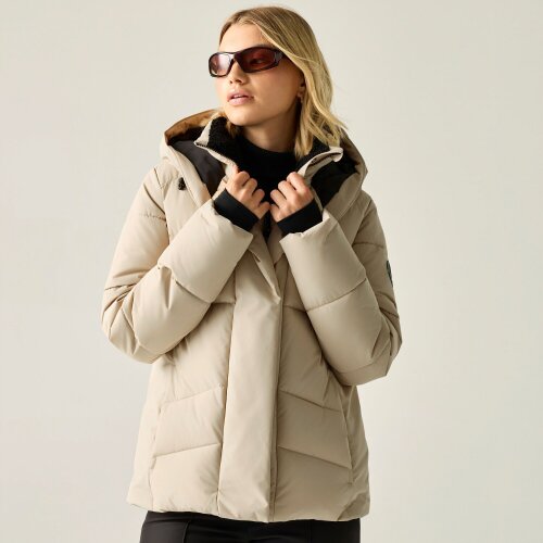 Dare 2B Womens/Ladies Lustre Padded Jacket - White Pepper