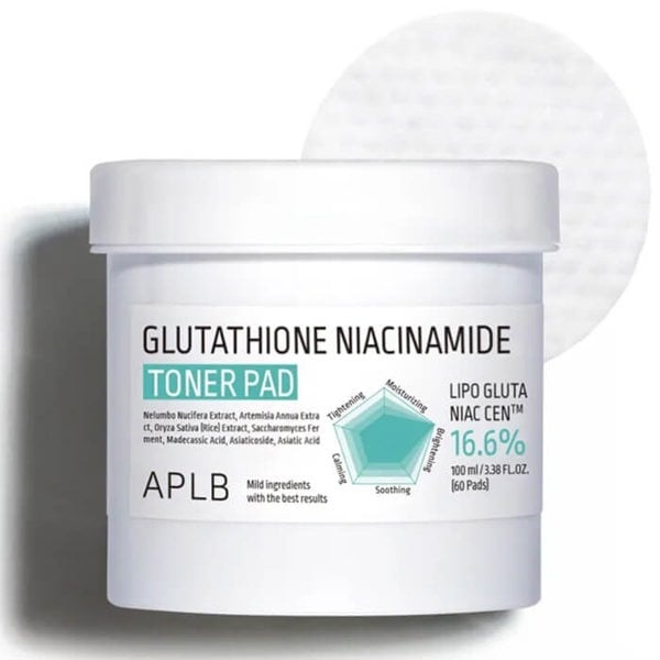 APLB Glutathione Niacinamide Toner Pad 100ml
