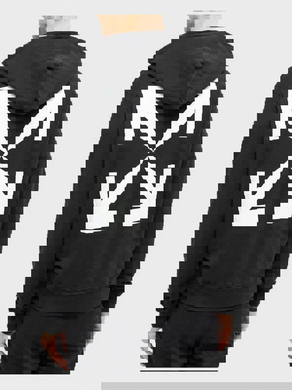 Off - White Pascal Print Slim Hoodie 'Black/White' - Supplied FashionOff White