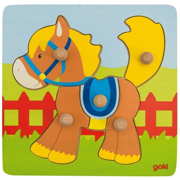 Goki Lift-out Puzzle Horse