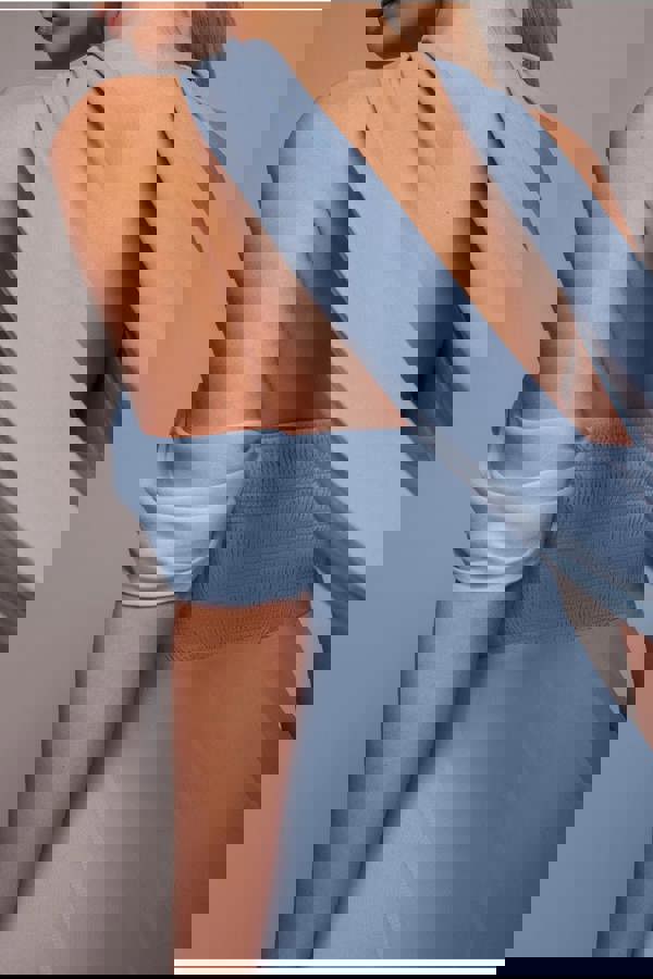 Chiffon Scarf - Dusky Blue AC15