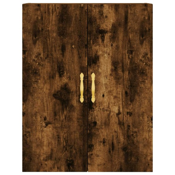 Berkfield Wall Mounted Cabinet Smoked Oak 69.5x34x90 cm