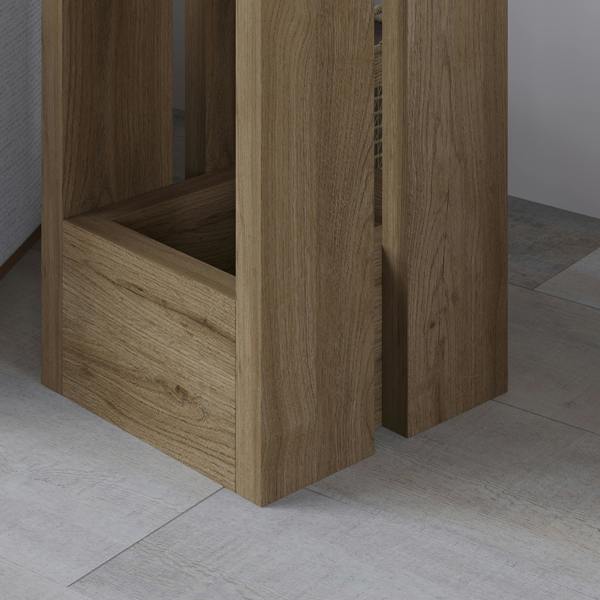 Decortie Tasos Square Side Table Nightstand (W) 30cm
