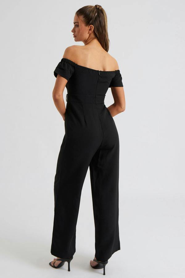 Urban Bliss Self Belted Bardot Jumpsuit