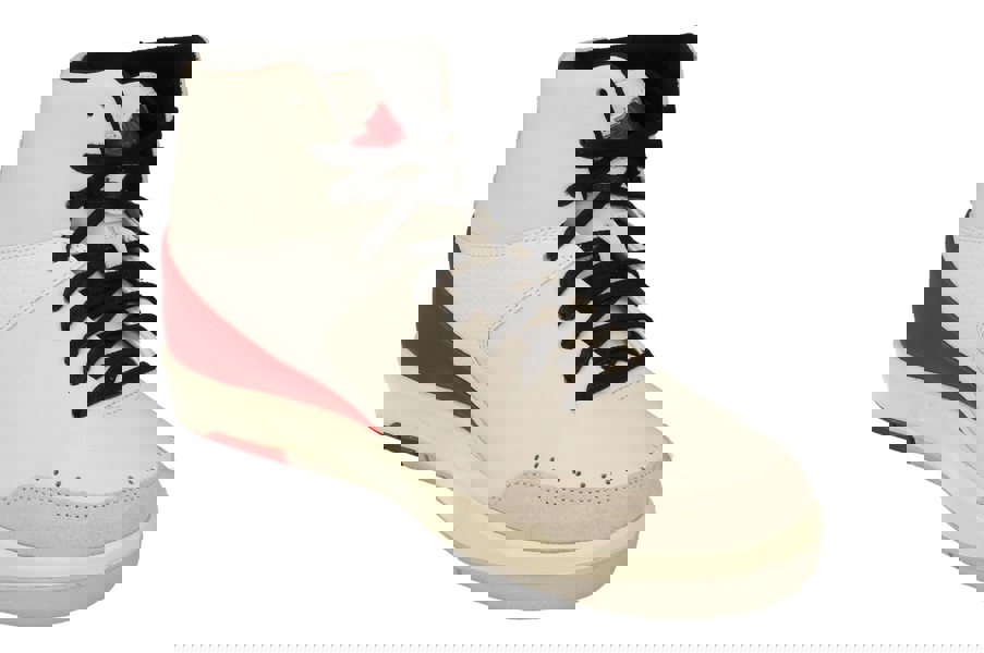 Nike Womens Air Jordan 2 Retro SE Trainers Dq0558  160 - White Gym Red Sail 160 - Photo 3