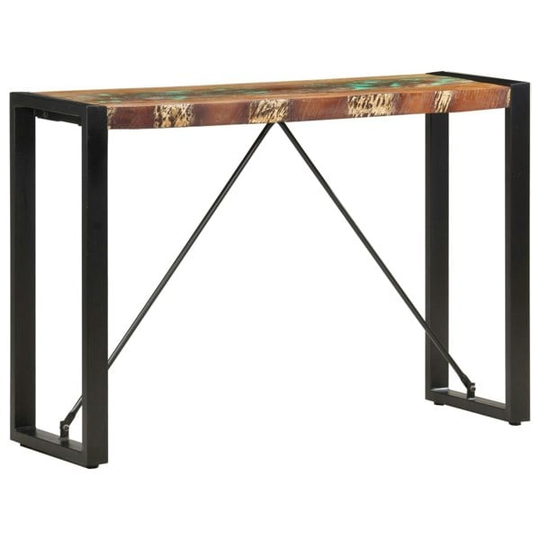 Berkfield Console Table 110x35x76 cm Solid Reclaimed Wood