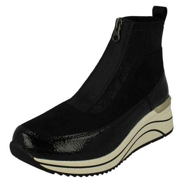 Remonte Ladies Remonte Casual Extra Wide Ankle Boots D0T71