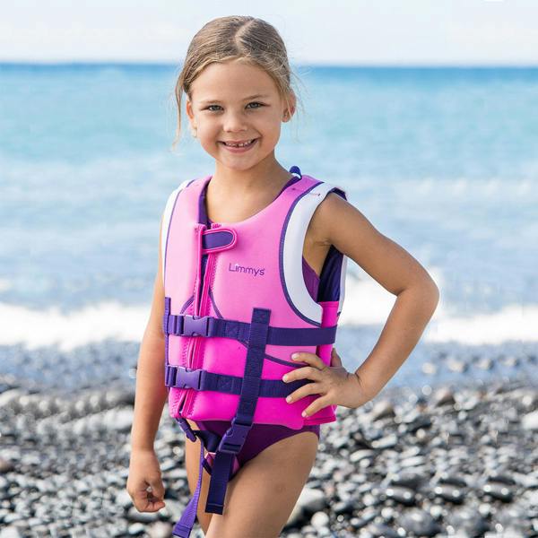 Limmys Premium Neoprene Swim Vest - Berry Pink