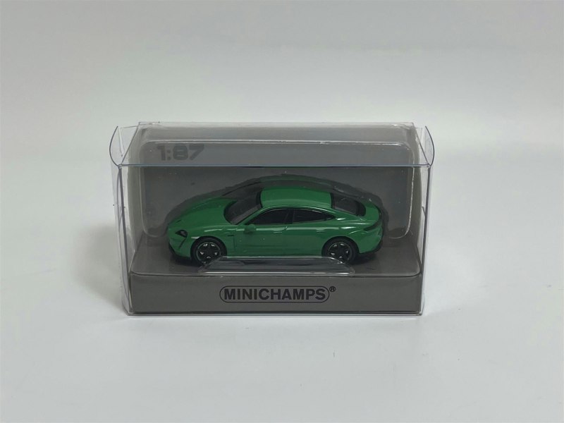 Minichamps Porsche Taycan Turbo S 2019 Green Metallic 1:87 Minichamps 870068402