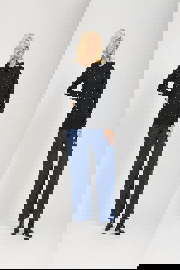 Mudflower Scattered Diamanté Jumper