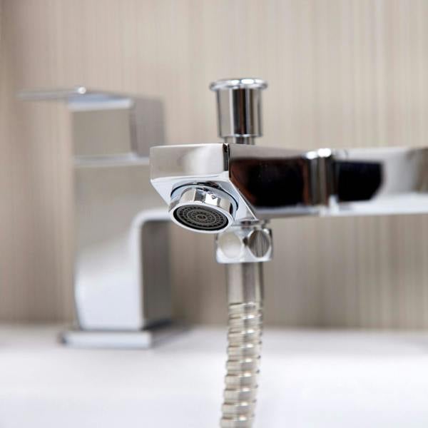 Flode Bolmen | Bath Shower Mixer | Including Handset and Holder | Chrome
