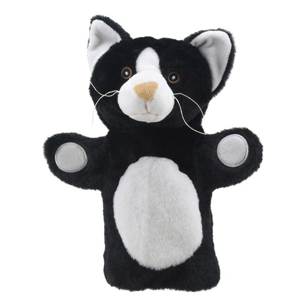 The Puppet Company Cat (Black and White) - ECO Puppet Buddies - Animals