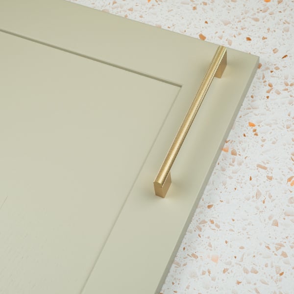 Handle & Home Knurled Brass Boss Handles