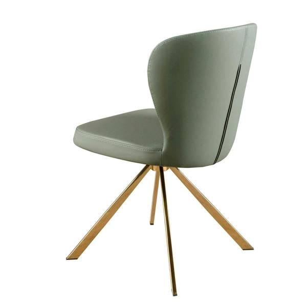 Angel Cerdá Light Green Leatherette Swivel Chair 4183