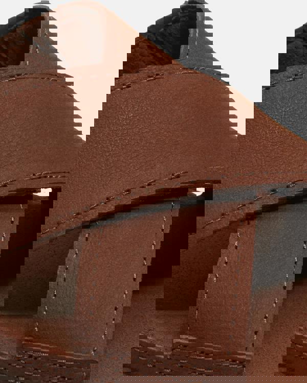 Timberland Casco Cove Cross Strap Full Grain Leather Mens Sandals - Rust | CHO | Designer Mens Sandals