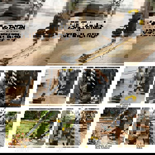 Spector Wet and Dry Cylinder Vacuum Cleaner Powerful Suction HEPA 1000W 15L