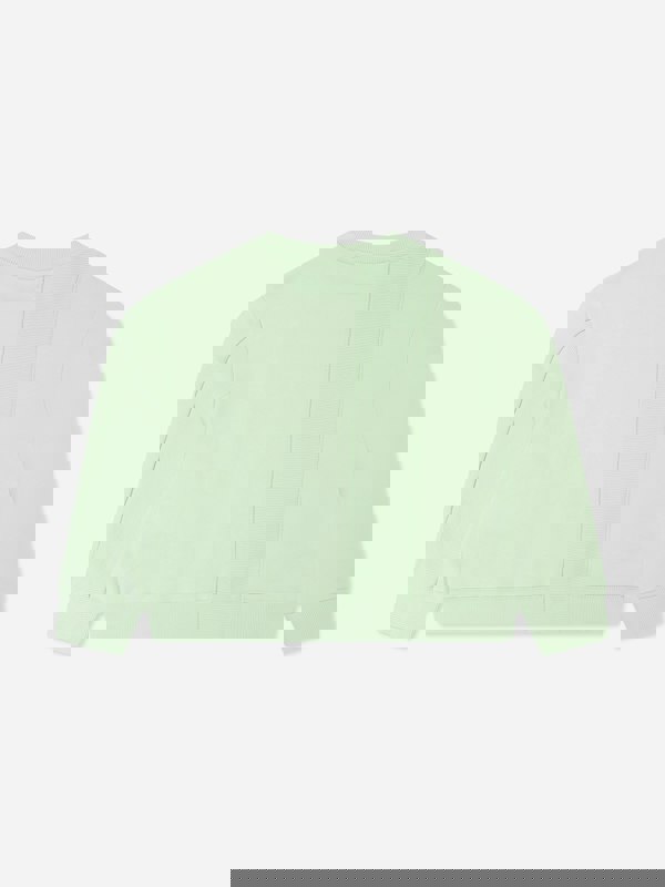 MM6 Maison Margiela Kids Logo Sweatshirt in Green