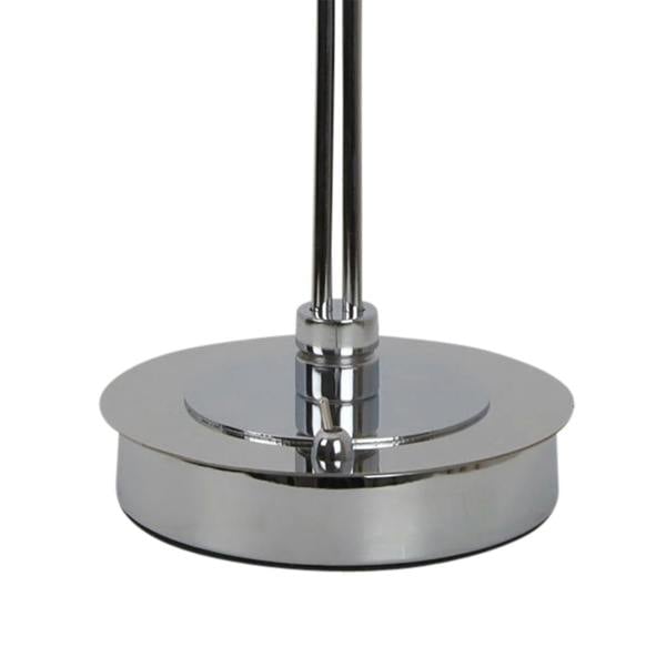 Pagazzi Lighting Bungo 2 Light Polished Chrome & Smoked Glass Table Lamp
