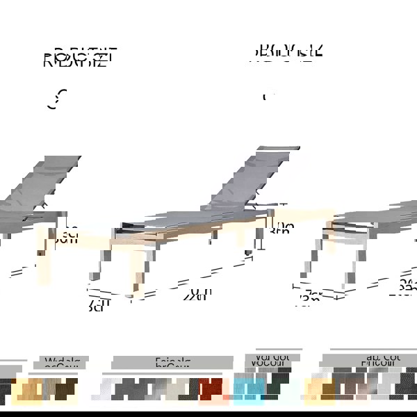 Marina Reclining Outdoor Sun Lounger, Daybed-Weilai Concept-Style C-Weilai Concept