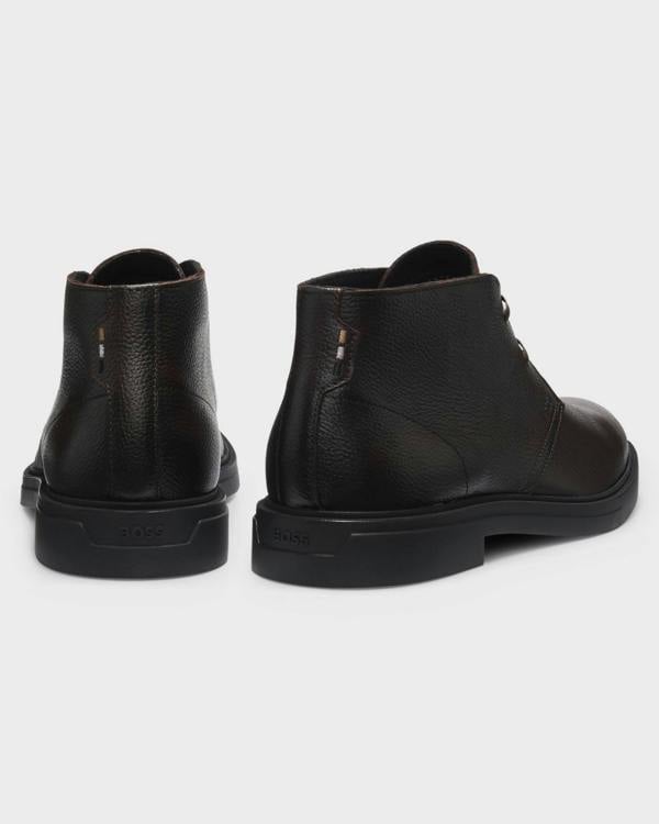 BOSS Orange Calev_Desb_grwl Mens Boots - Dark Brown 205 | CHO | Designer Footwear,Mens Footwear,Boots,Short Boots