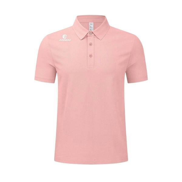 Anniou UPF 50+ Women's Golf Polo Shirt - pink
