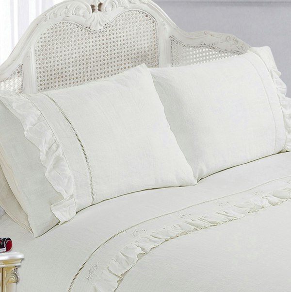 Sweet Dreams Angelica Linen Duvet Cover Set