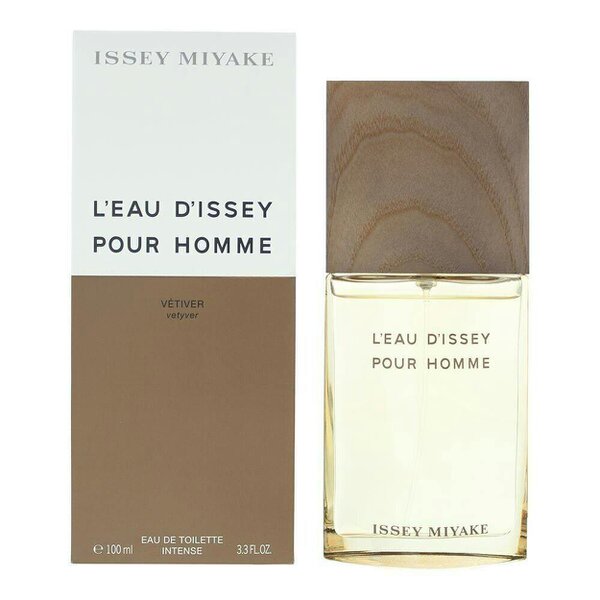 Issey Miyake L'Eau D'Issey Pour Homme Vetiver Intense 100ml Eau De Toilette EDT Spray For Him