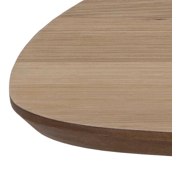Wyld Haus Johannesburg Rectangular Natural Oak Coffee Table Round Edges
