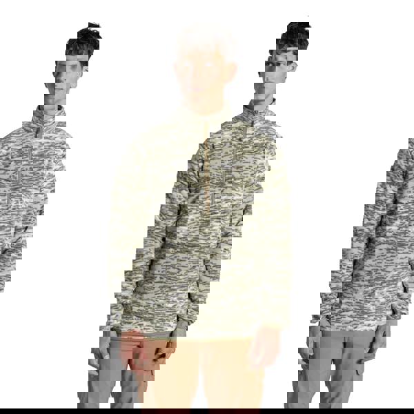 Craghoppers Mens National Trust Irt Print Fleece Top - Cardamom - 